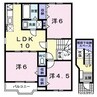 サン・ファミリーＡ 3LDKの間取り