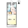 ディア　コート　Ａ 1Kの間取り