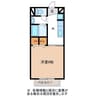 リバーサイドハイツ 1Kの間取り
