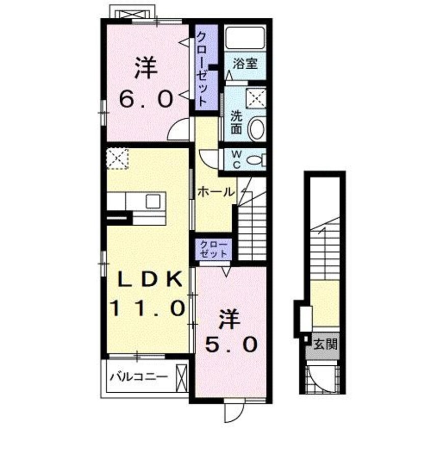間取図 プラムフィールド