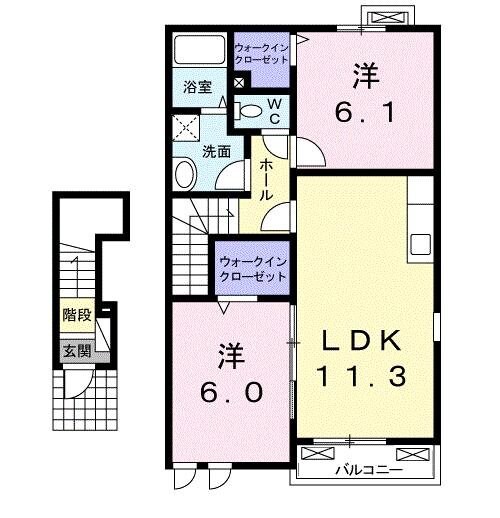 間取り図 カーサ　フェリーチェⅡ