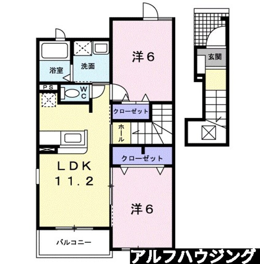 間取図 バンバハウス　Ａ