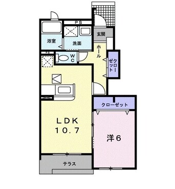 間取図 バンバハウス　Ｂ