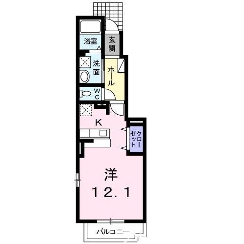 間取り図 ベル　アンジュ　Ｂ
