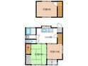 土岐様池田町貸家の間取図