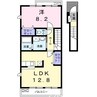 ハーモニー　Ｃ 1LDKの間取り