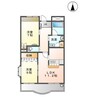 ハートフル音羽館 2LDKの間取り
