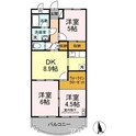 プルメリア・イズシの間取図