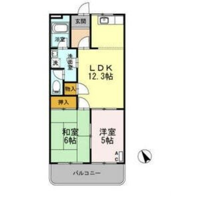 間取図 グリーンハイツ和泉