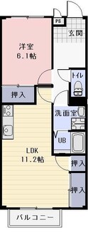 クレア一色の間取図