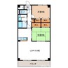 ポピュレール 2LDKの間取り