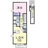 プロムナードＭ　参番館 1LDKの間取り