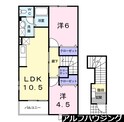 ラルジュ・シャルダン　Ａ棟の間取図