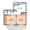 メゾン　西部 2LDKの間取り
