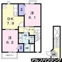 グリーンヒルの間取図