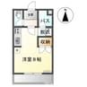 エルハイム泉 1Rの間取り