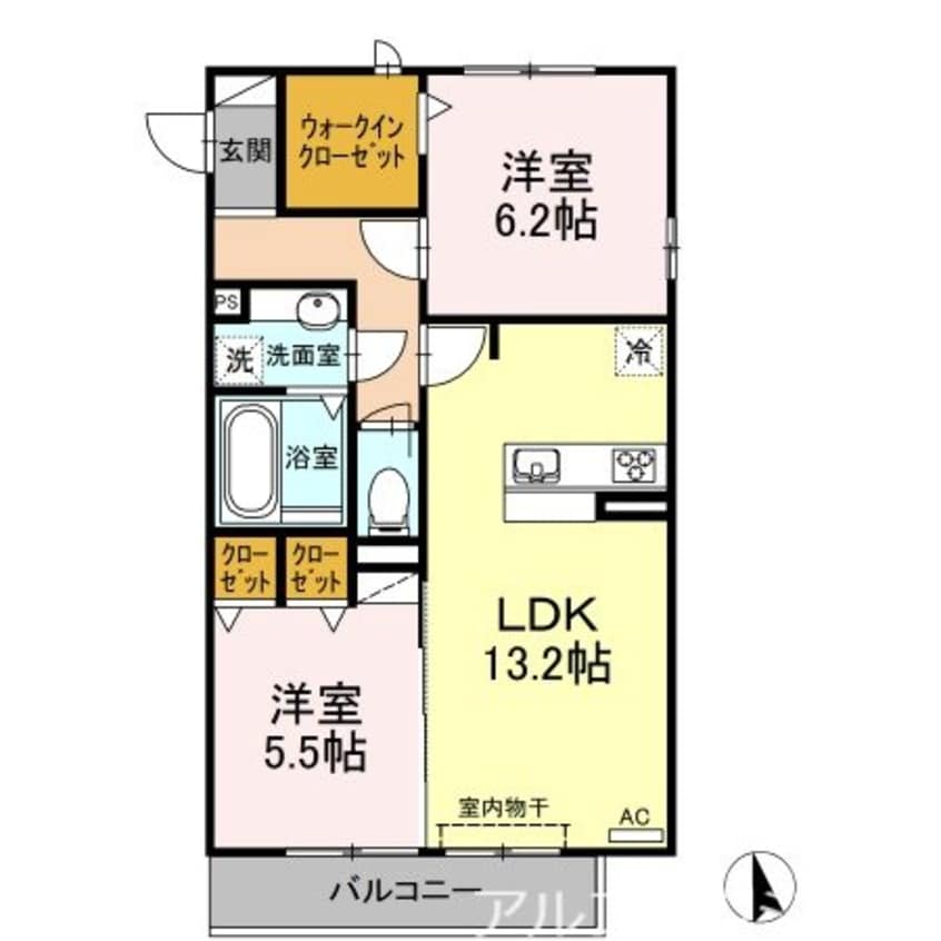 間取図 D-room PLUS