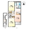 エトワール 2LDKの間取り