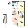 グランシャリオ大原Ⅱ 2LDKの間取り
