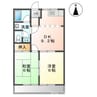 ラントシャフトＫ 2DKの間取り
