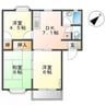 西坂ハイツＢ棟 3DKの間取り