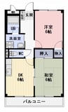Surplus　和合Ⅱ 2DKの間取り