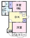 セレノ　スプリング　Β 2DKの間取り
