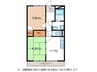 中央本線<中央西線>/多治見駅 徒歩15分 1階 築23年 2DKの間取り