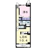 グランデ　ギショウ 1LDKの間取り