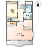 ハートフル音羽館 1LDKの間取り