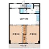 ハイツ田代 2LDKの間取り