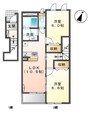 ピクシーハイツ 2LDKの間取り