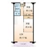 ワンダーパレス 2LDKの間取り