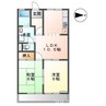 イースタンハウス 2LDKの間取り
