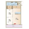 アムール下沖 2LDKの間取り