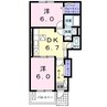 メゾンＡ＆Ｔ 2DKの間取り