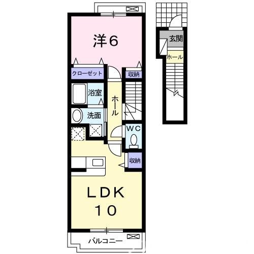 間取り図 ベル　アンジュ　Ｂ