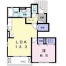 ステイアットホーム 1LDKの間取り