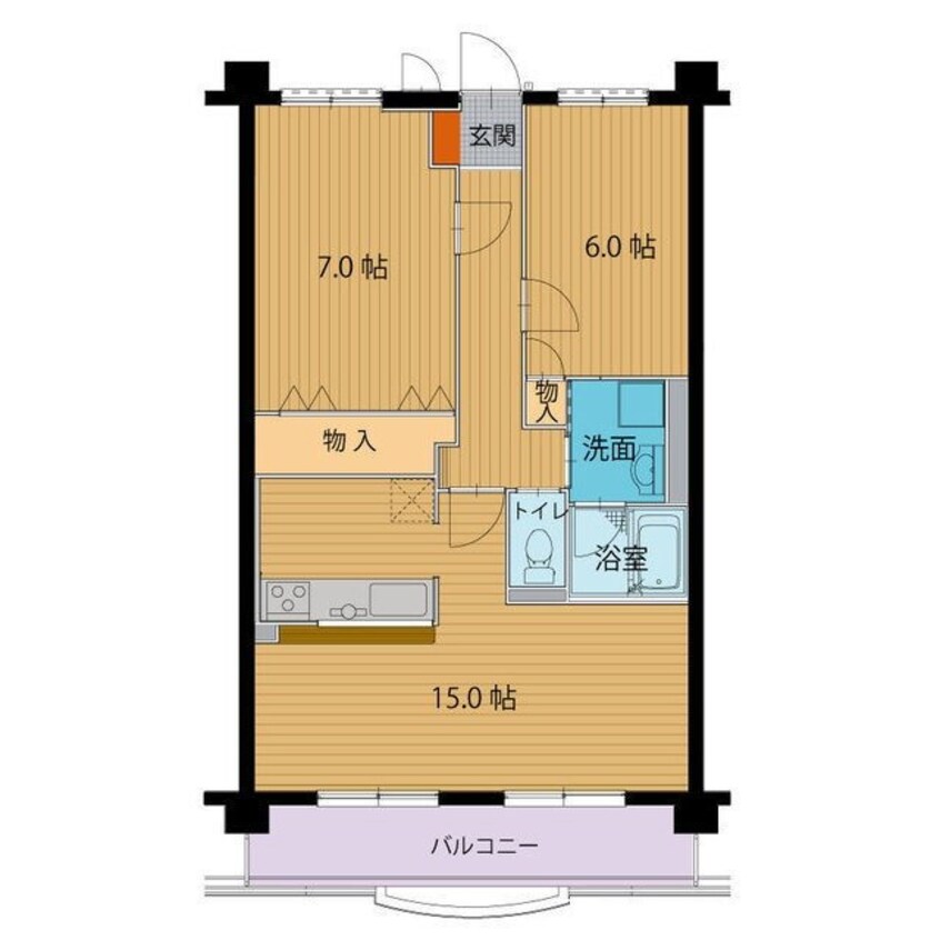 間取図 ハートフルマンションＮｏ１