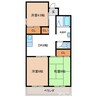 タウン青木 3DKの間取り