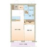 パレスⅡ 1LDKの間取り