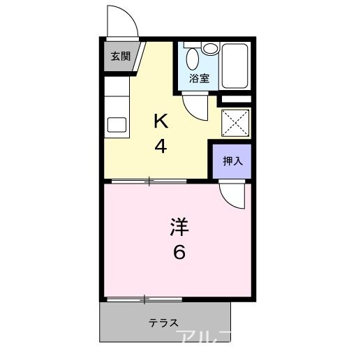 間取り図 フォーブル日清Ａ