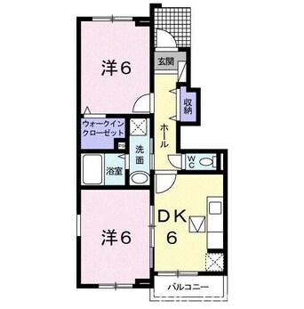 間取図 レジデンス　ヒヨリ　Ｂ
