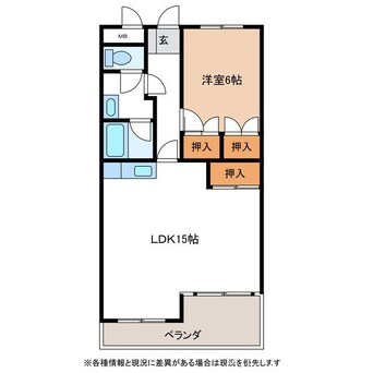 間取図 ヴァンヴェール赤坂