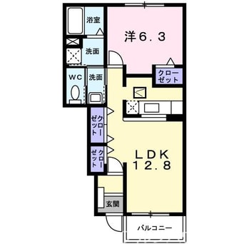 間取図 グランツ・姫　А