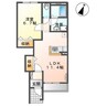 グランシャリオ大原Ⅱ 1LDKの間取り