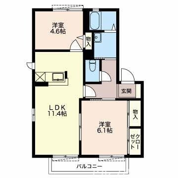 間取り図 Ｐａｔｉｏ泉
