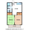 メゾン　西部 2DKの間取り