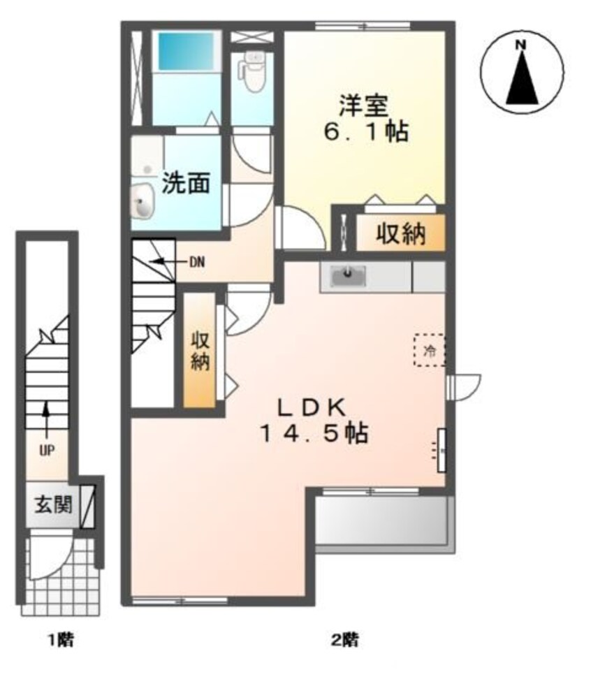 間取図 ソレイユ