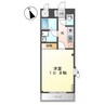グリーンパレス 1Kの間取り